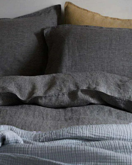 Nordic Simple & Opulence 100% Linen Duvet Cover Set