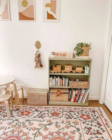 Exquisite Handcrafted Bohemian Area Rug - Timeless Luxury Collection