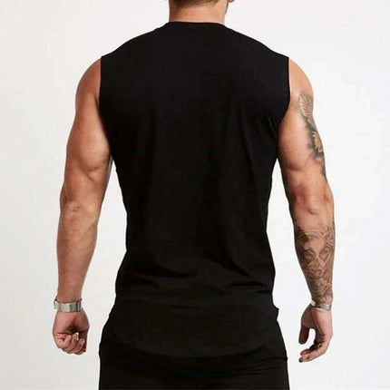 Men's Bodybuilding Sleeveless Workout Tank Top for Fitness and Sports