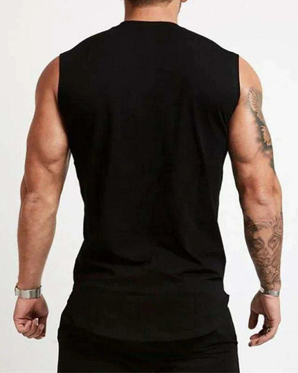 Men's Bodybuilding Sleeveless Workout Tank Top for Fitness and Sports