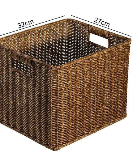 Nordic-Inspired Multi-Purpose Plastic Storage Basket for Home Organization
