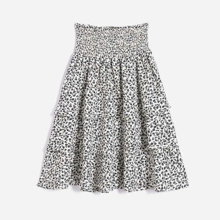 Chic Summer Smocking Skirt Sets in High-Elastic Chiffon Fabric