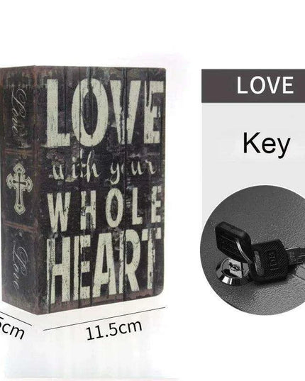 Secret Book Safe with Combination Lock for Concealed Valuables