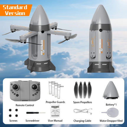 RC Starship Plane 2.4G Missle RC Drone Rocket Airplane 360 Rotation Fo