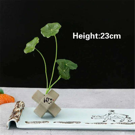 Elegant Plum Blossom Sushi and Sashimi Serving Set with Bento Mold