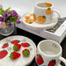 Cheerful Fruit-Themed 300ml Ceramic Mug & Plate Set – Ideal Gift for Children and Breakfast Enthusiasts