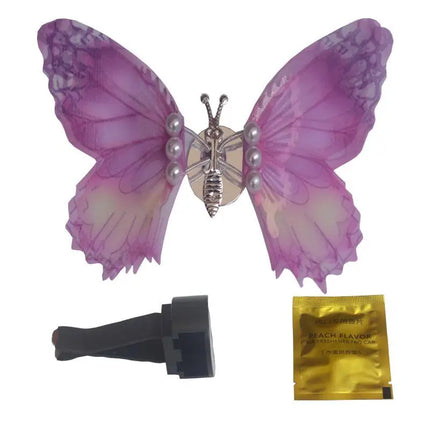 Moving Butterfly Car Dashboard Decor Car Center Console Air Outlet Dec