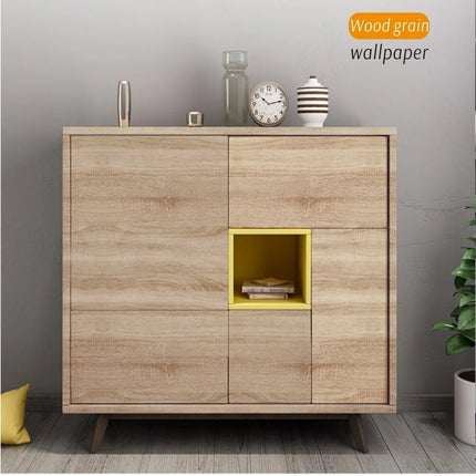 DANDAN 80cm Waterproof Vinyl Wood Grain 3D Self-Adhesive Wallpaper