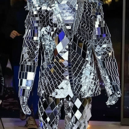 Dazzling Mirror Outfit for Show-Stopping Events and Performances