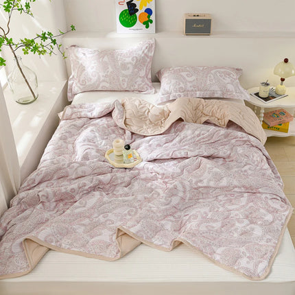 Manufacturer Direct Breathable Quilted Summer Blanket - Soft & Lightwe