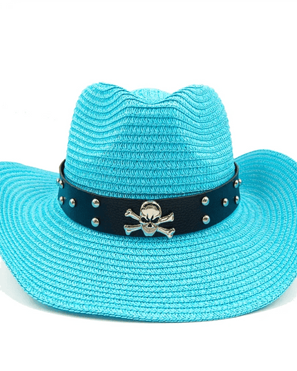 Vintage-Inspired Thick Straw Cowboy Hat