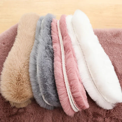 Cloud Insole Plush Rabbit Fur Insoles - Warm, Soft, Breathable