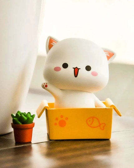 Mitao Enchanted Lucky Cat Surprise Boxes - Charming Collectible Figurines for Whimsical Home Decor