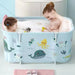 Portable and Spacious 140CM Adult Bathing Experience with Insulation Cover