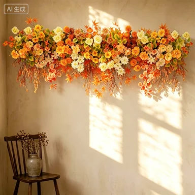 Artificial Green Plant Wall Hanging Decor, Simulation Plant Vine Water