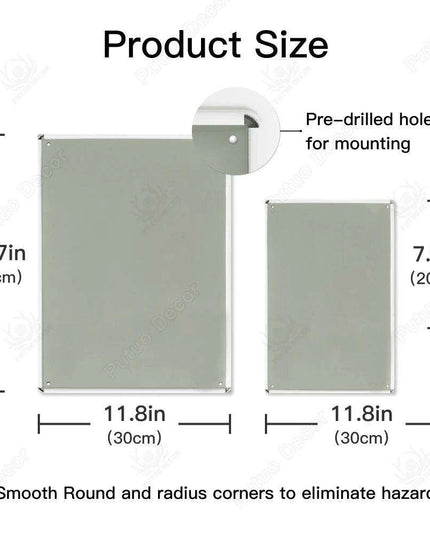 Retro Beer Sign Metal Wall Decor - Timeless Home Bar and Garage Accent