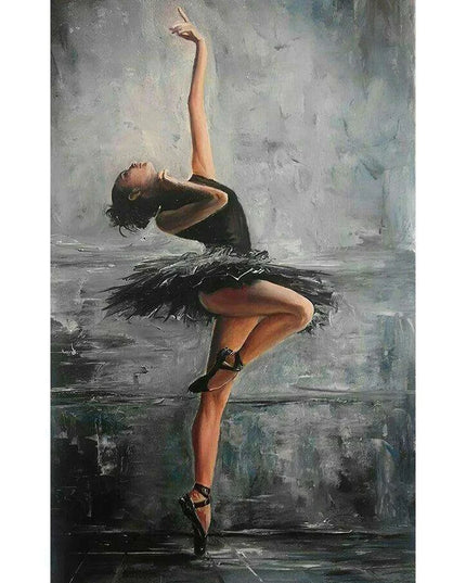 Graceful Ballet Dancer Canvas Art for Elegant Home Decor