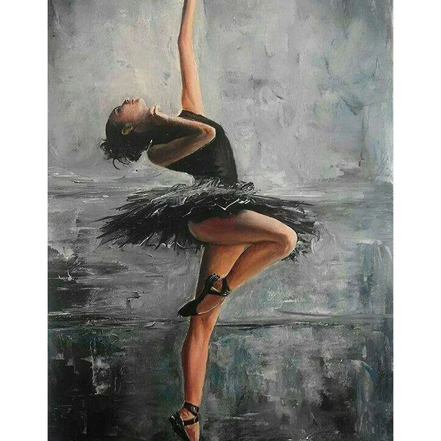Graceful Ballet Dancer Canvas Art for Elegant Home Decor