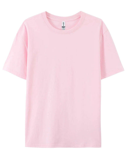 Unisex 280g Cotton Crewneck T-shirt - 20 Vibrant Colors Available, Short Sleeve Loose Fit