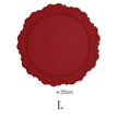 L Red / Silicone / Round