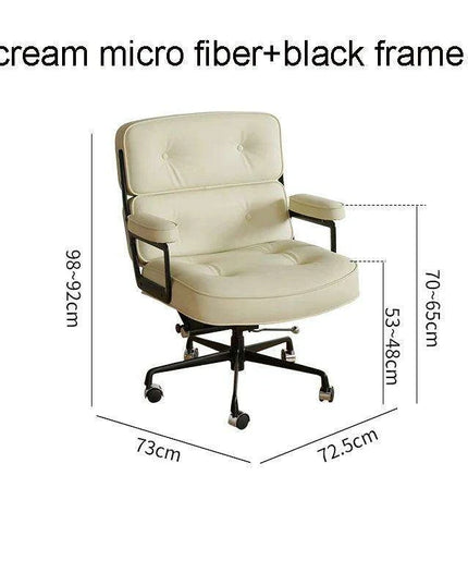 Elevate Your Office with the Luxurious Leather Executive Swivel Chair