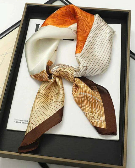 Chic Toddler Elegance: Luxurious 70x70cm Silk Scarf for Ages 6 Months to 4 Years