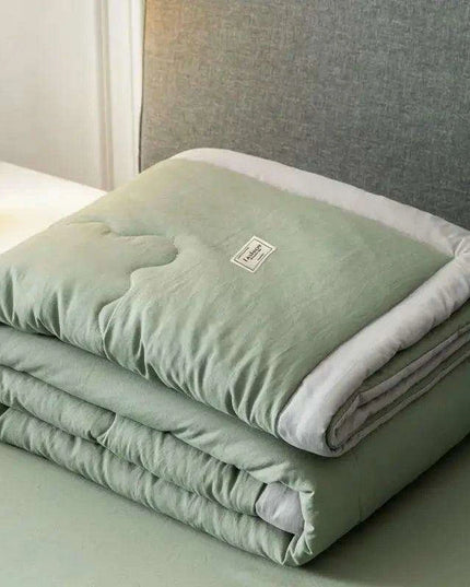 Japanese Minimalist Cotton Comforter for Cozy Cool Nights