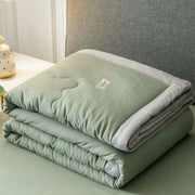 Japanese Minimalist Cotton Comforter for Cozy Cool Nights