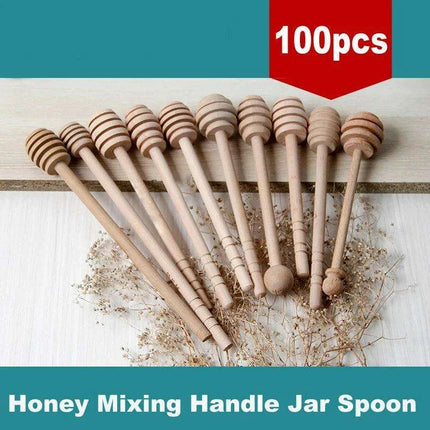 Handcrafted Wooden Honey Dipper - Artisan Swirler for Delicious Treats