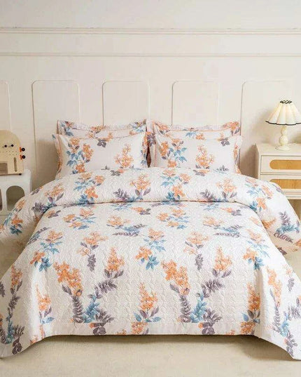 Chic 100% Cotton Plaid Coverlet Set for Double Beds - Multi-Functional Bedspread