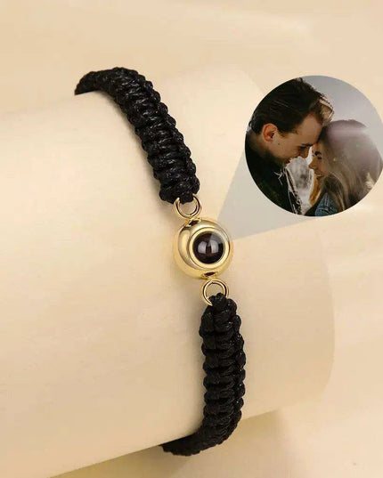 Customizable Braided Rope Memory Projection Bracelets