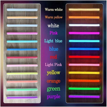 Personalized Angel Heart Neon LED Sign - Customizable Room Decor & Gift for Girls