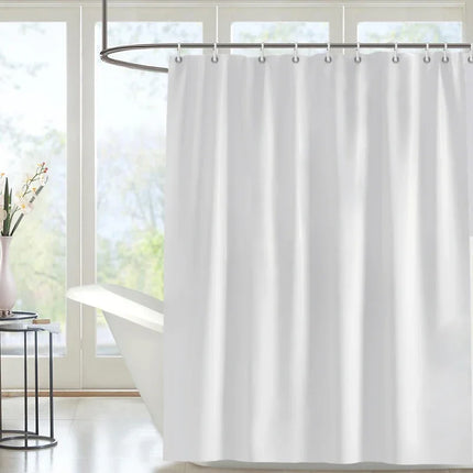 Waterproof Polyester Shower Curtain with Hooks