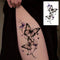 1Pc Fashionable Cool Temporary Tattoo Sticker, Colorful Couple Fake Tattoo, One-Time Use Butterfly Design 1pc-fashionable-cool-temporary-tattoo-sticker-colorful-couple-fake-tattoo-one-time-use-butterfly-design