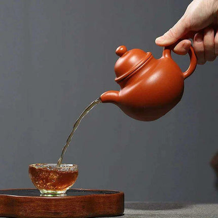 Elegant 300CC Yixing Clay Puer Tea Set - Enchanting Kung Fu Teapot Gift