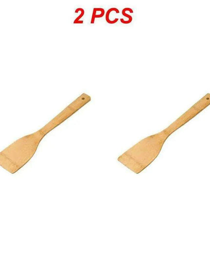 Sustainable Bamboo Cooking Utensil Collection - Essential Kitchen Tool Set