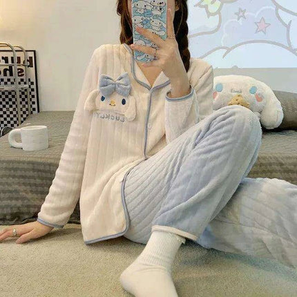 Charming Sanrio Hello Kitty Cosplay Pajama Set for Cozy Nights