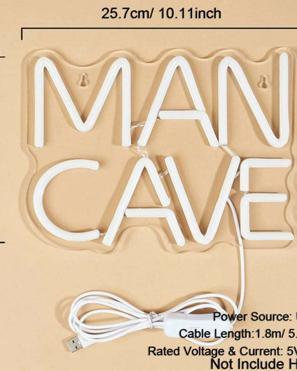 MANCAVE USB-LED Neon Light Art with Easy Installation Design