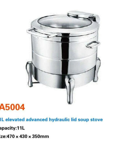 Sophisticated Hydraulic Stainless Steel Catering Chafing Dish Set for Upscale Events
