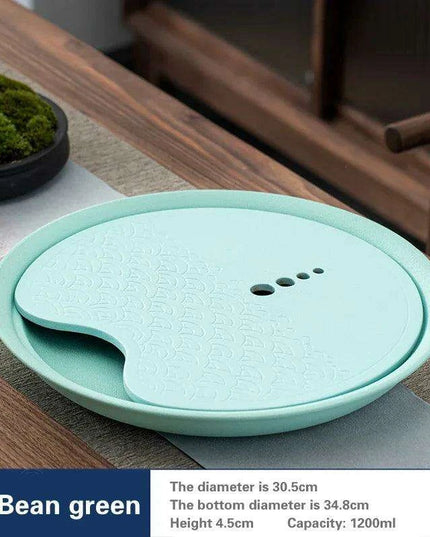Elegant Japanese Ceramic Tea Tray Set - The Perfect Touch for Culinary Masterpieces