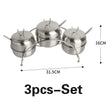 3pcs-Set Silvery