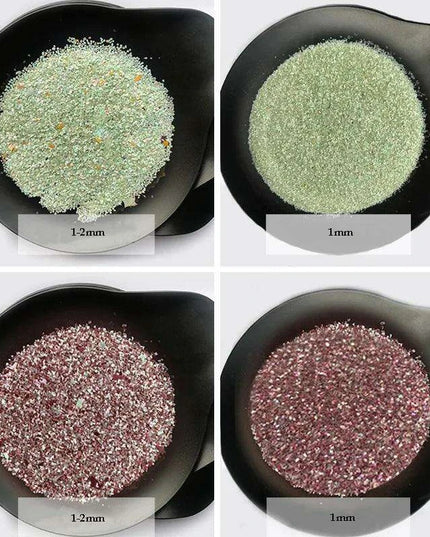 10g Iridescent Natural Seashell Fragments for Creative Nail Art and DIY Projects