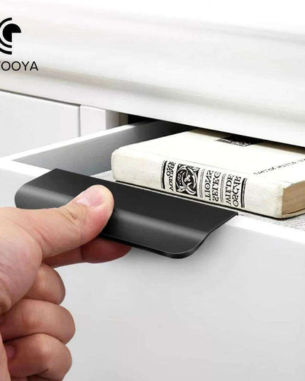 Sophisticated Black and Gold Aluminum Alloy Cabinet Handle Collection