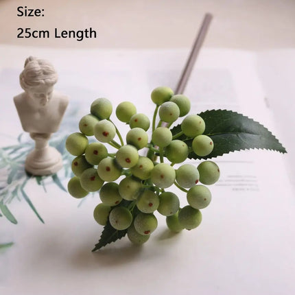 KECTTIO American Pastoral Artificial Berry Christmas Flower Arrangemen