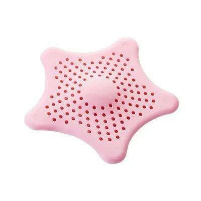 Starfish-Shaped Silicone Drain Protector - Versatile Hair Catcher for Kitchen and Bathroom Sinks