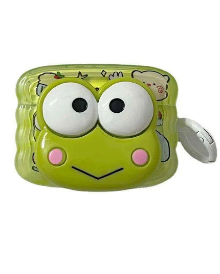 Charming Sanrio 3D Keroppi AirPods & Pro Case - Fun and Reliable Earphone Protector