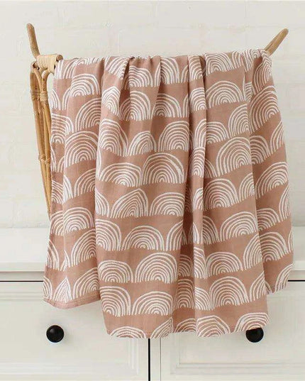Luxuriously Soft Organic Bamboo Cotton Swaddle Blanket for Infants