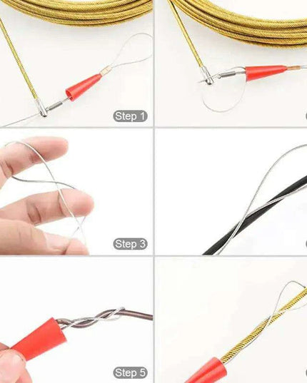 Ultimate Spring Steel Cable Threading Installation Kit - All-in-One Solution