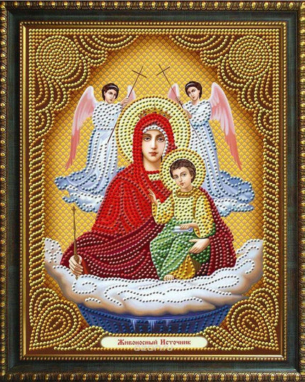 Divine Theotokos Vladimirskaya Diamond Painting Experience Kit