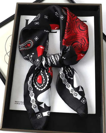 Chic Toddler Elegance: Luxurious 70x70cm Silk Scarf for Ages 6 Months to 4 Years